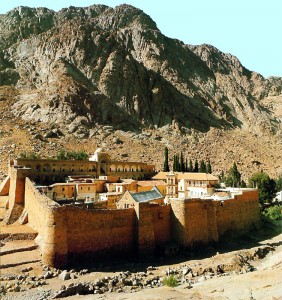 St Catherine's monastery below Mount Sinai, Egypt