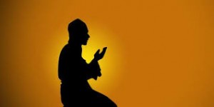 prayer silhouette