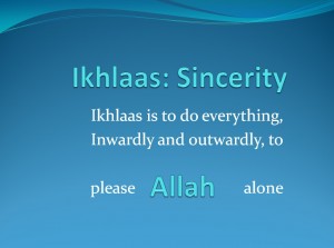 sincerity
